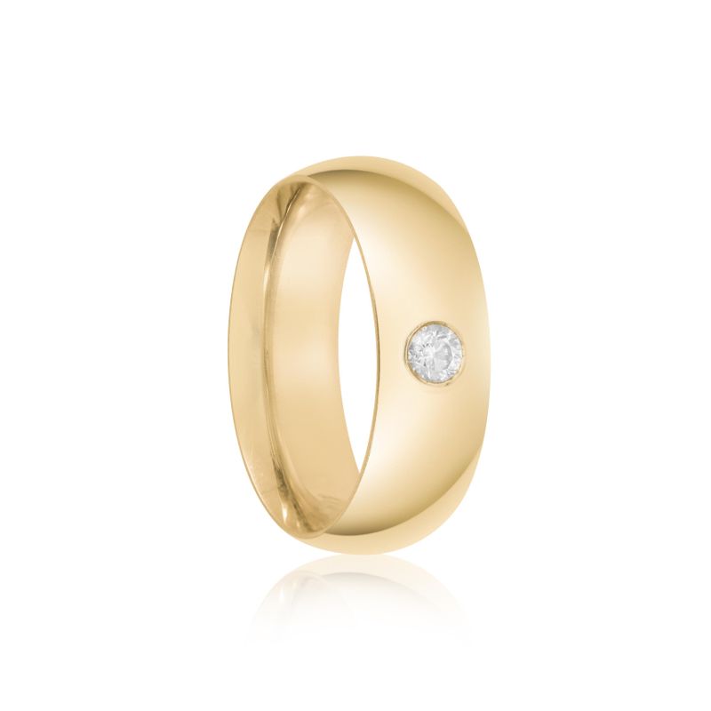 Aliança Ouro 18k Individual 800549/800548