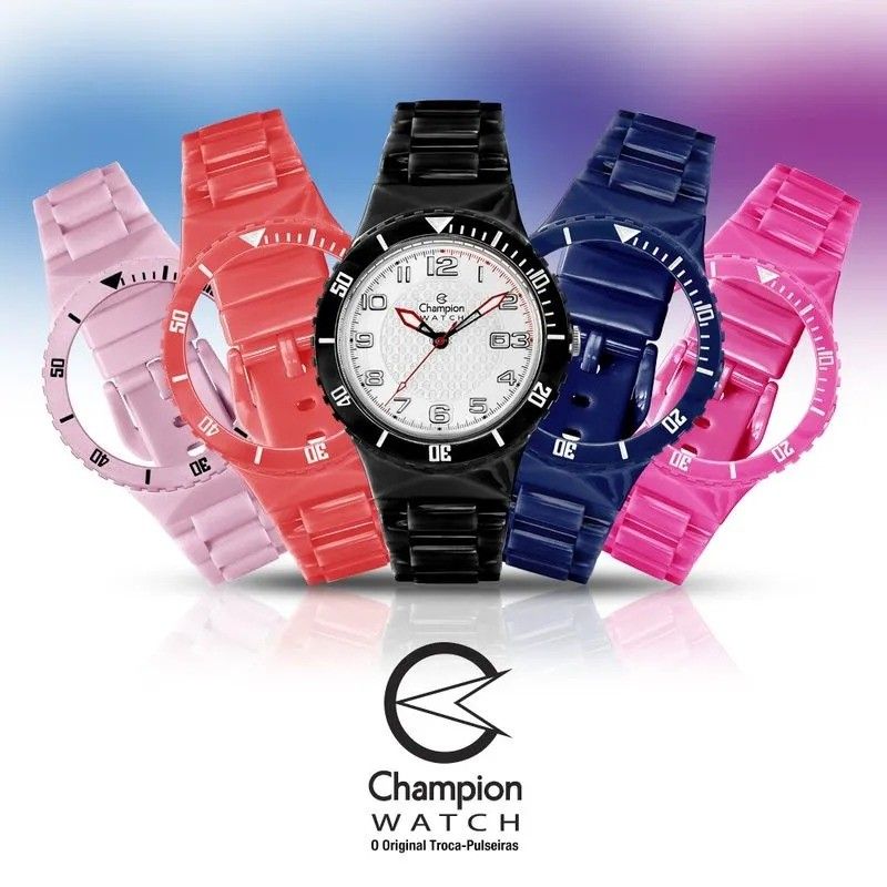 Relógio Champion Troca Pulseira CP30119X