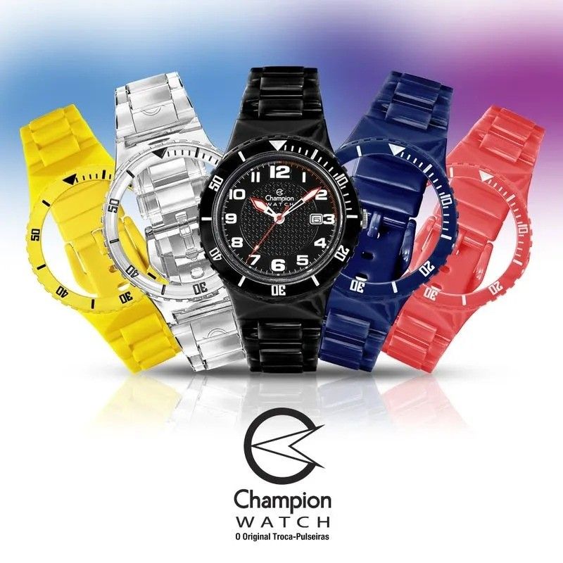 Relógio Champion Troca Pulseira CP30119X