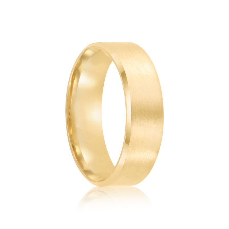Par Aliança Ouro 10k  Reta  Anatômica  Zircônia  5,5mm  (801623/1666)