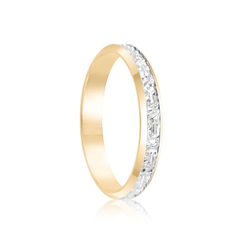 Par Aliança Ouro 10k  Abaulada  3mm  (801571)