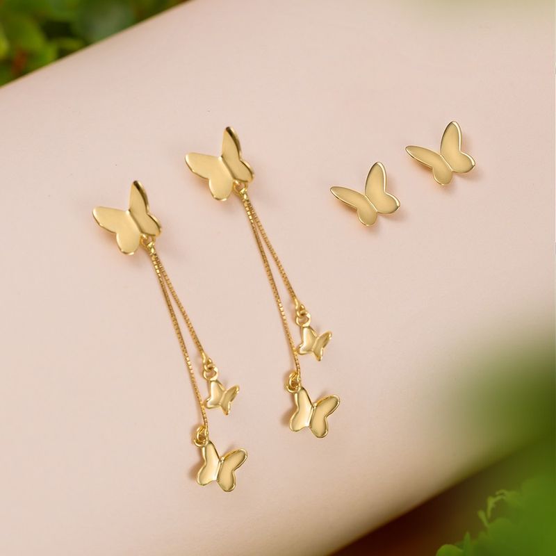 Brinco Ouro  18k Borboleta 116529