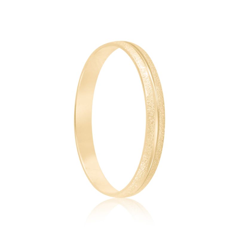 Aliança Ouro 18k Individual Abaulada 2,5mm (802065)