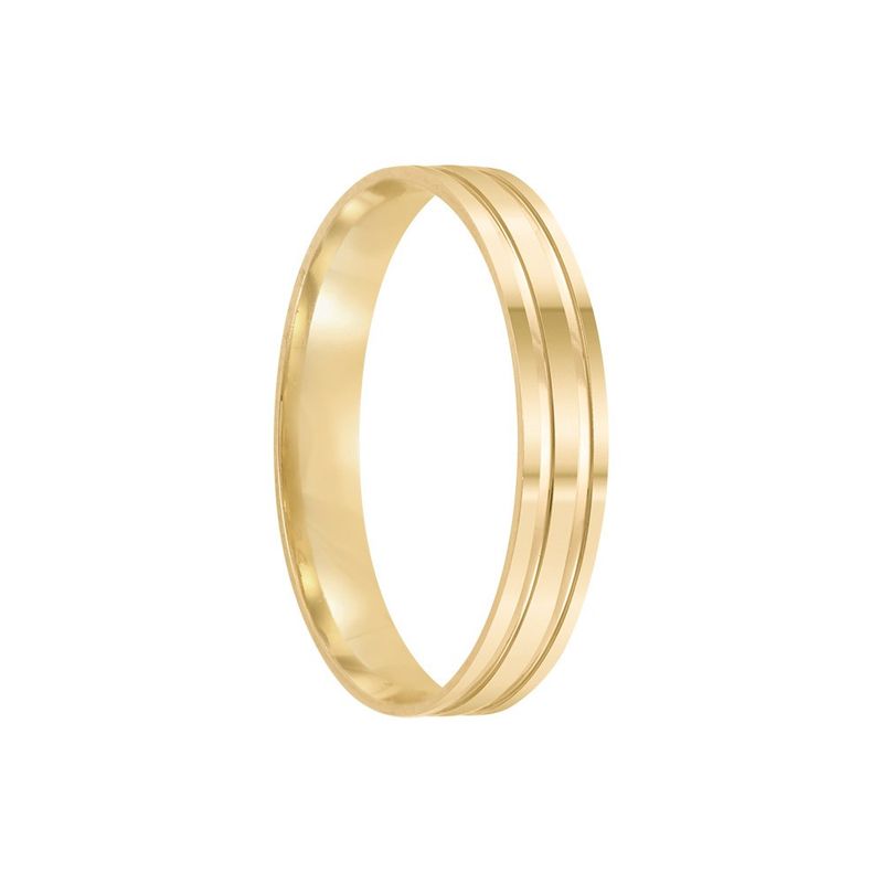 Aliança Ouro 18k Individual Reta 3mm (801997)