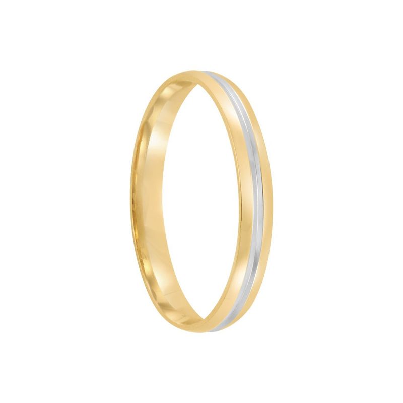 Aliança Ouro 18k Individual Abaulada 2,7mm (802005)