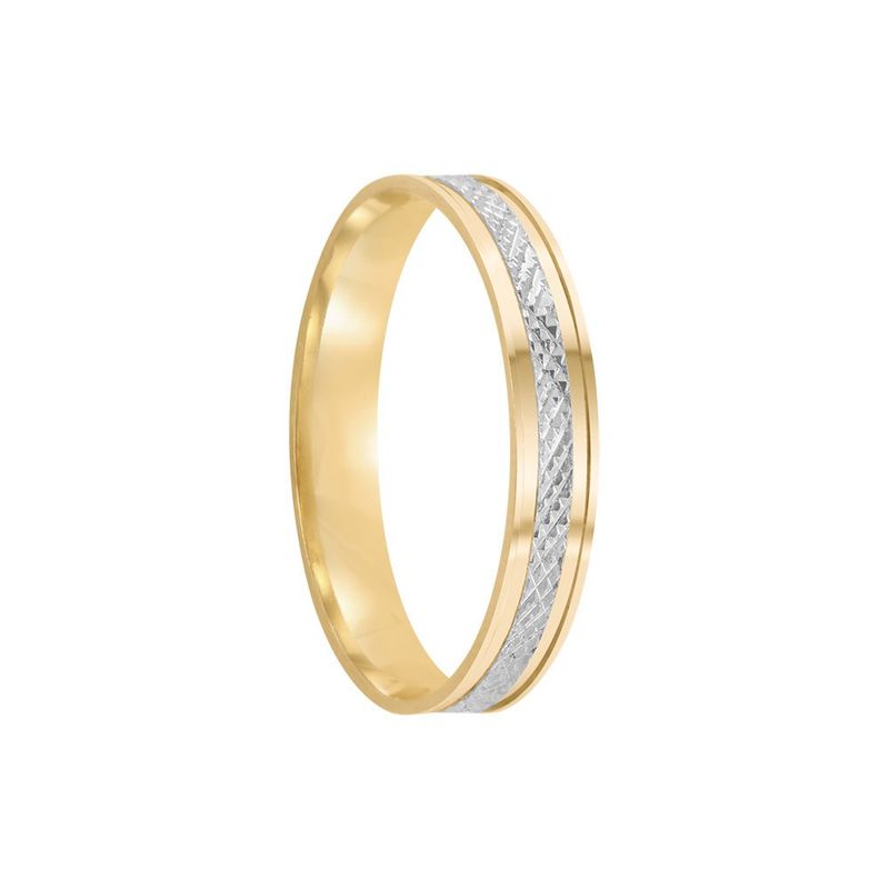 Aliança Ouro 18k Individual Reta 3mm (801932)