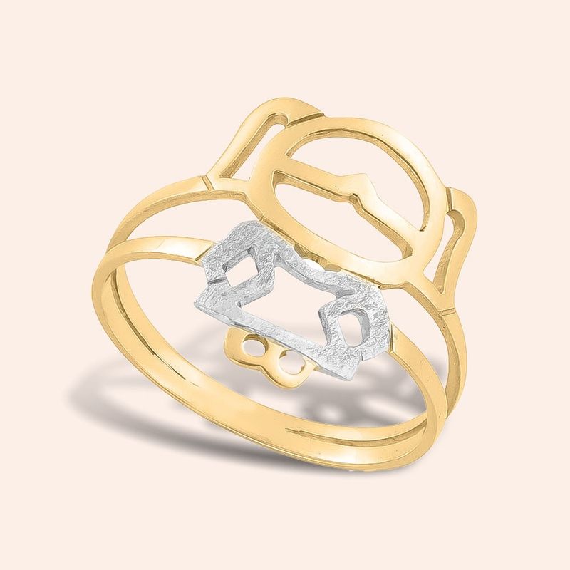 Anel Ouro 18k Menina 306253