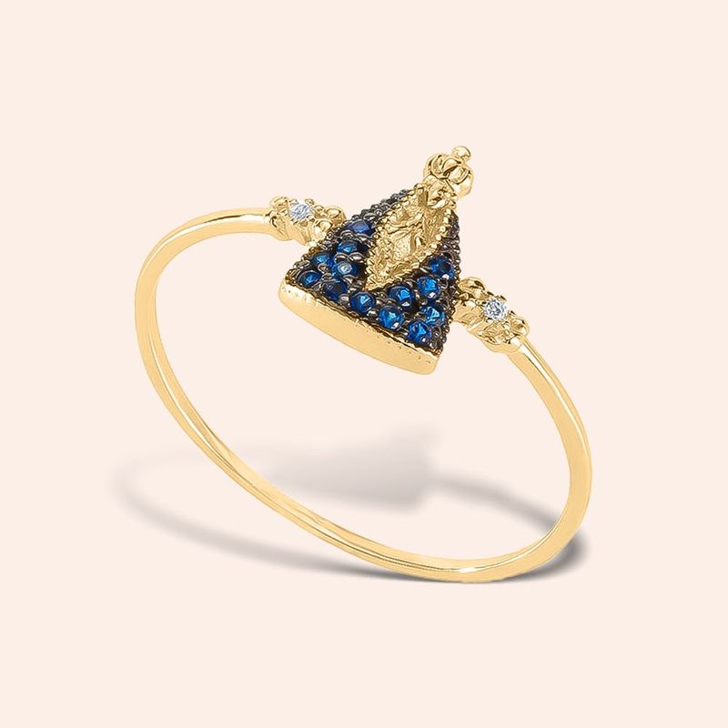 Anel Ouro 18K Nossa Senhora Aparecida 310648