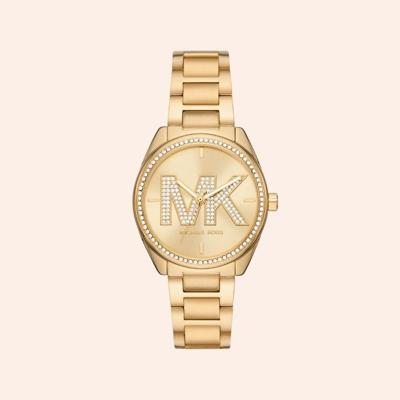 Relógio Michael Kors Feminino Analógico Dourado MK7381/1DN