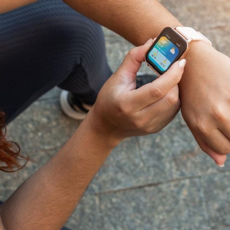 Relógio Condor Smartwatch Pulseira e Caixa Azul COSMART1AC/8A