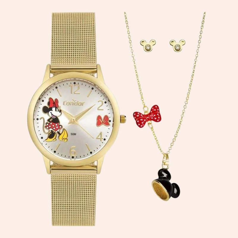 Relógio Condor Disney Minnie CO2035NHD/K14K Original Feminino