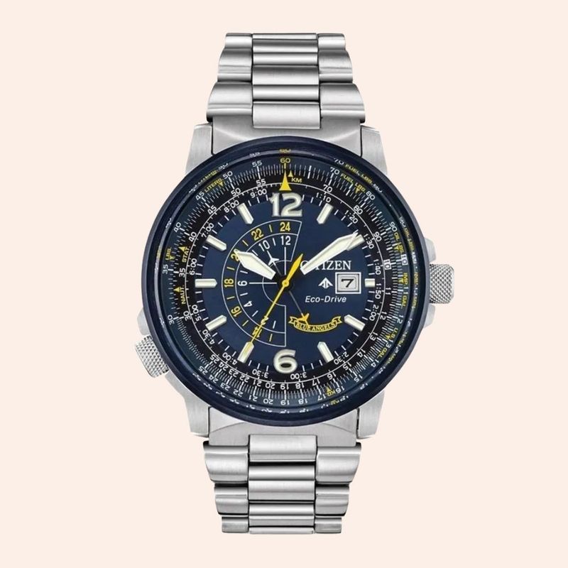 Relógio Citizen Blue Angels Ecodrive Nighthawk TZ31669F - BJ7006-56L 