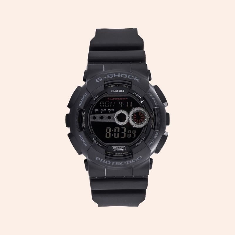 Relógio Casio G-shock Preto Digital GD-100-1BDR