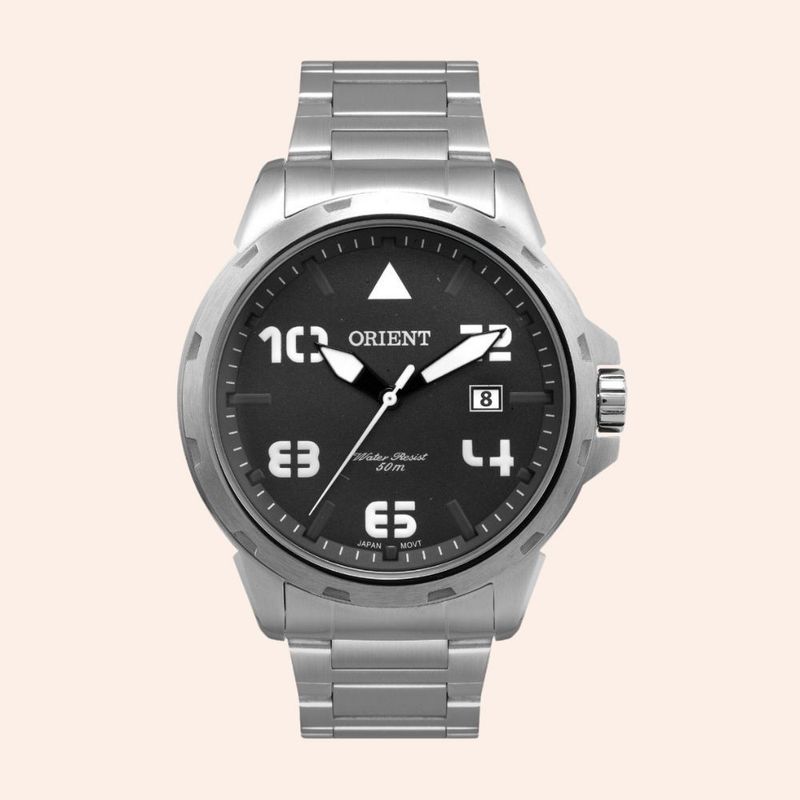 Relógio Orient Aço Analógico MBSS11195A/G2SX