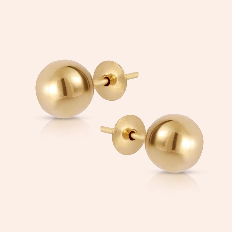 Brinco Ouro 18k Infantil Bola 103039INF
