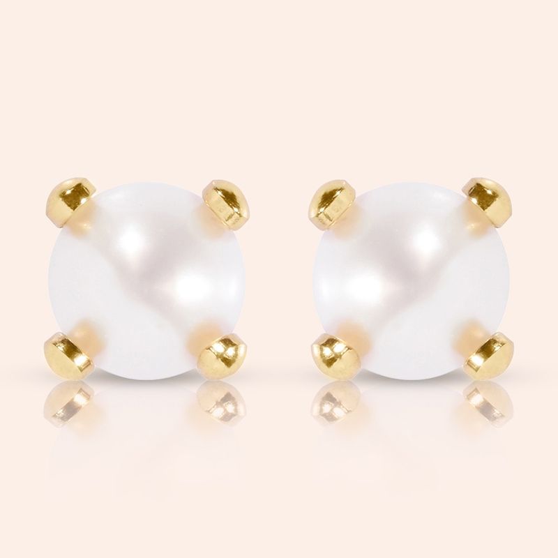 Brinco Ouro 18K Pérola 104188