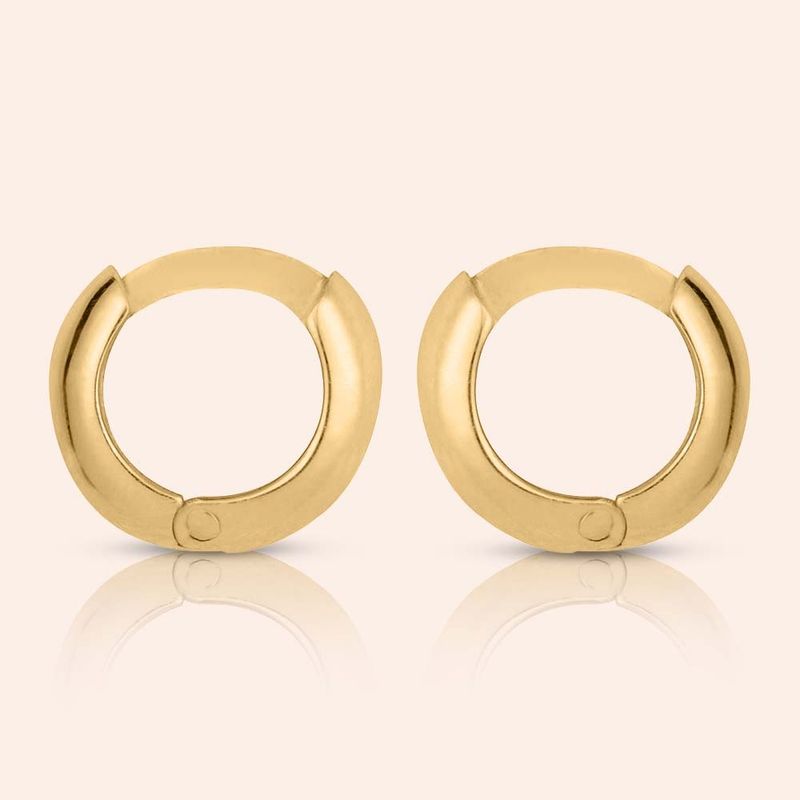 Brinco Ouro 18K Infantil Argola 106592