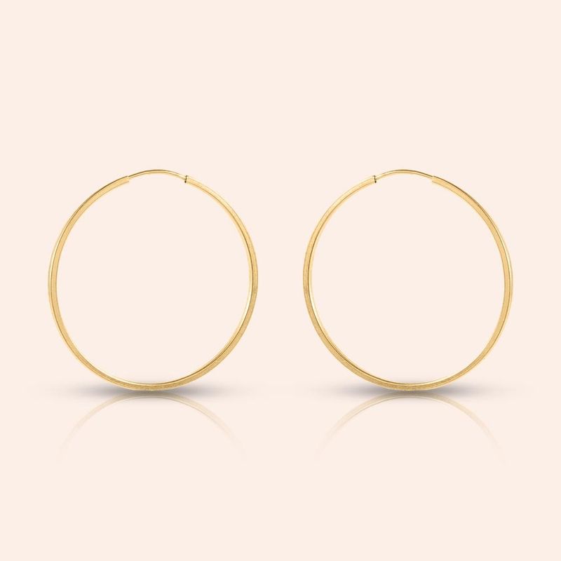 Brinco Ouro 18K Argola 109901