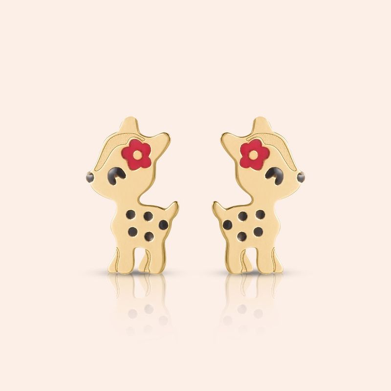 Brinco Ouro 18k Bambi 113200