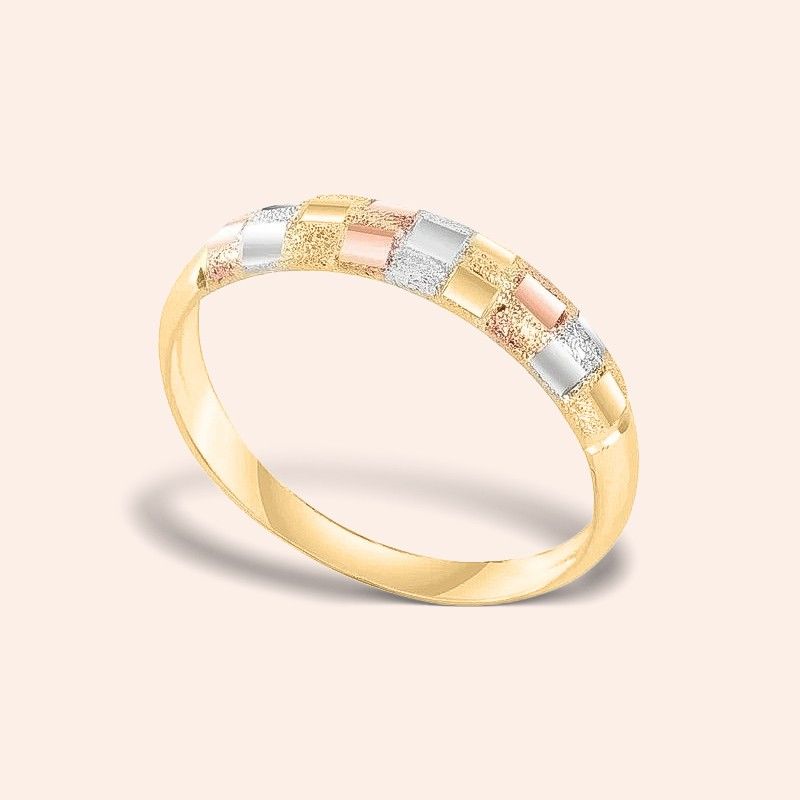 Anel Ouro 18K Aparador Diamantado 310259