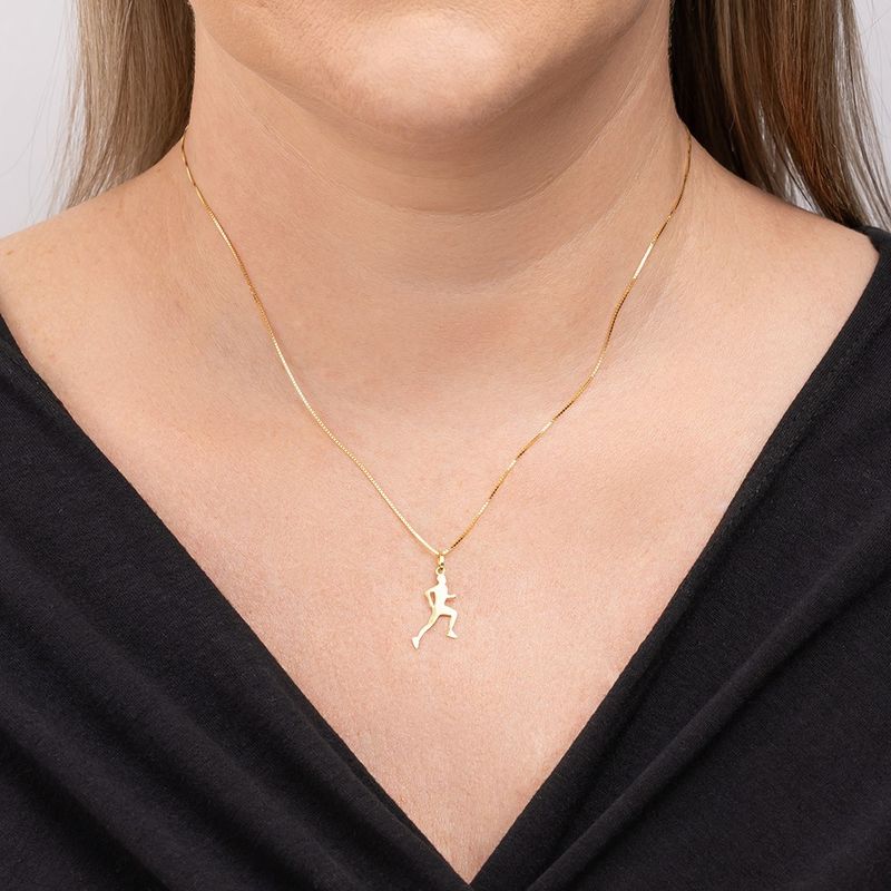 Pingente Ouro 18k Corredor 514431
