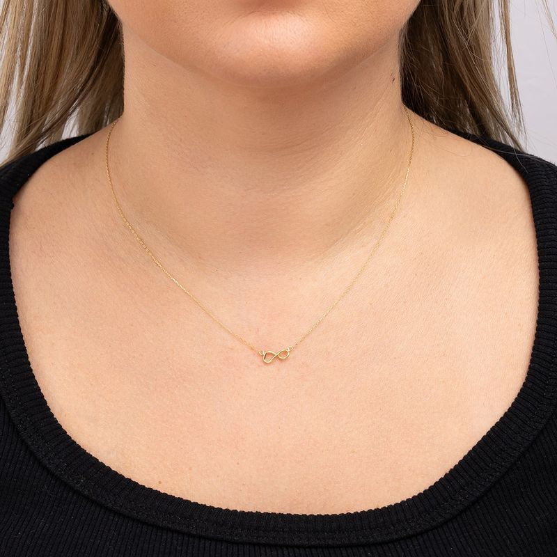 Gargantilha Ouro 18K Infinito 603589