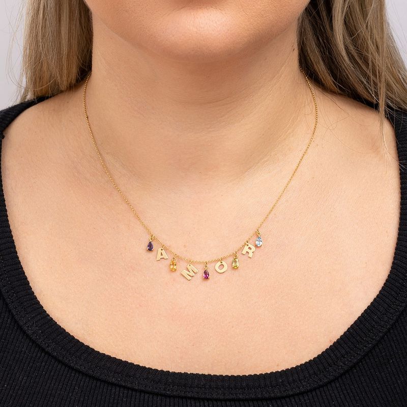 Gargantilha Ouro 18K Chocker Pedras Brasileiras 45cm 604408