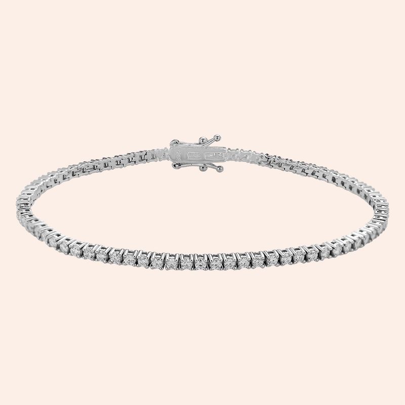 Pulseira Prata 925 Riviera Moissanite 1804414
