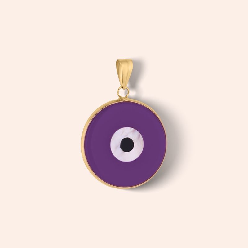 Pingente Ouro 18k Olho Grego 517811