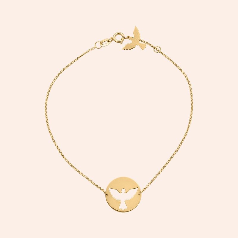 Pulseira Ouro 18k Espírito Santo Vazado 1802983