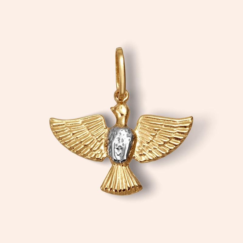 Pingente Ouro 18K Espírito Santo