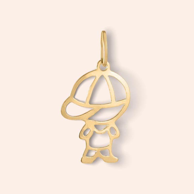Pingente Ouro 18K Menino 503756