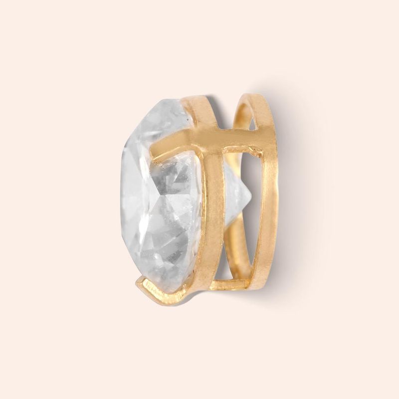 Pingente Ouro 18K Ponto de Luz Zircônia 5mm 504118