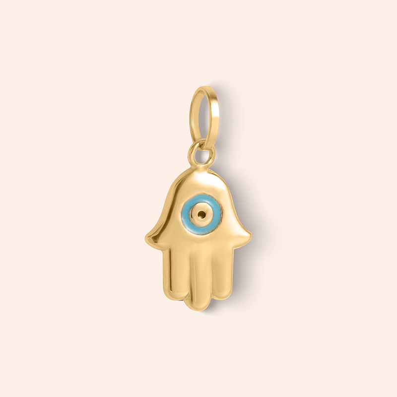 Pingente Ouro 18k Hamsa