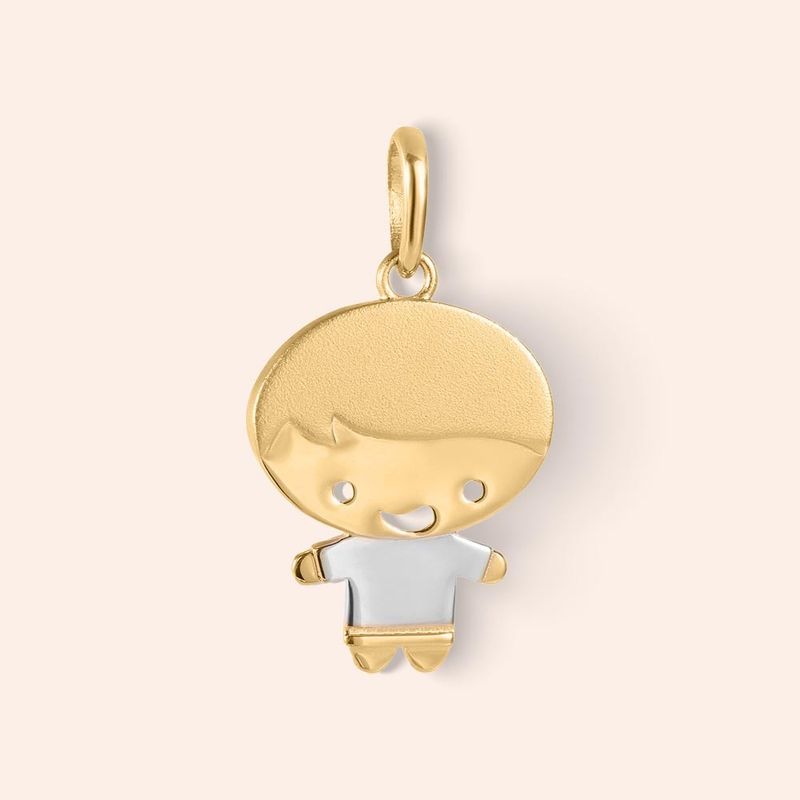 Pingente Ouro 18K Menino 512404