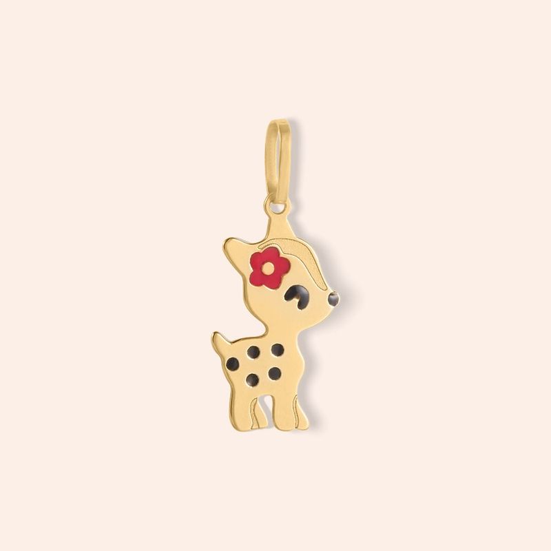 Pingente Ouro 18k Bambi 513967