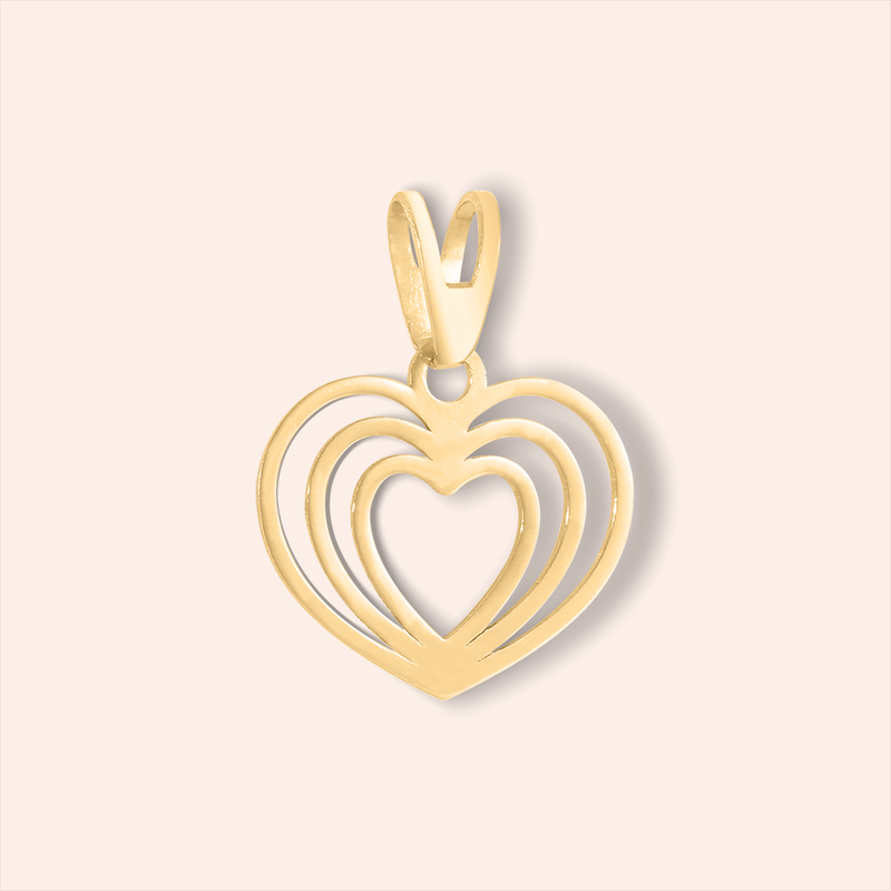 Pingente Ouro 18K Coração 514132