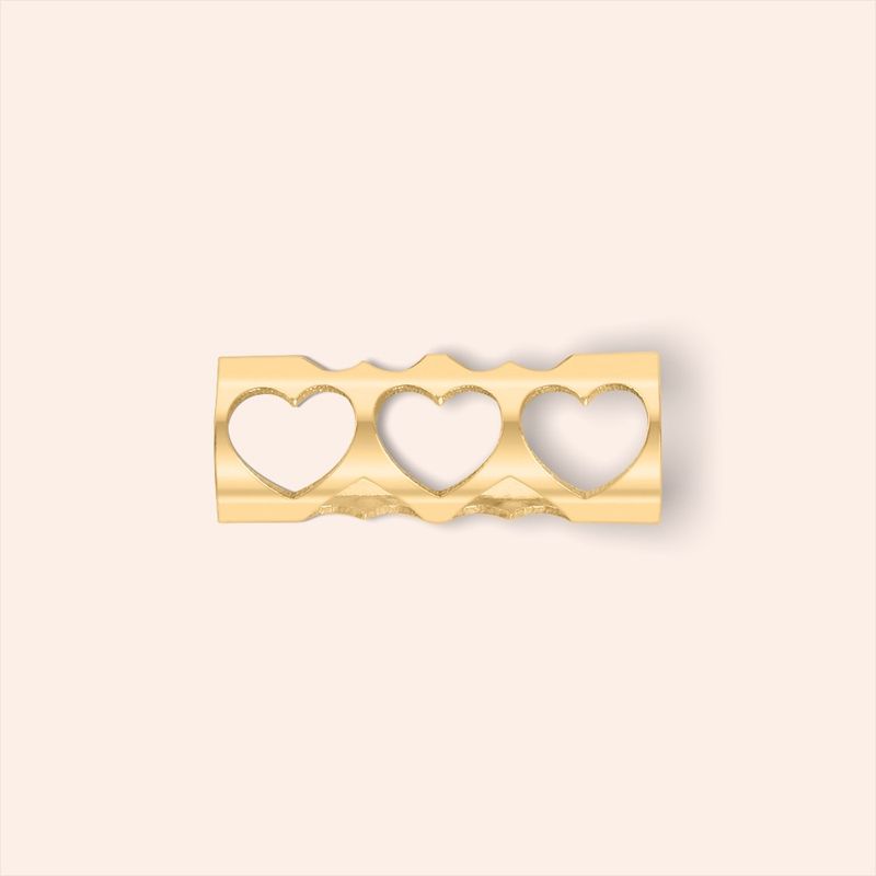 Pingente Ouro 18K Aparador Coração 515223