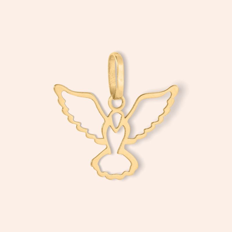 Pingente Ouro 18k Espírito Santo 515564