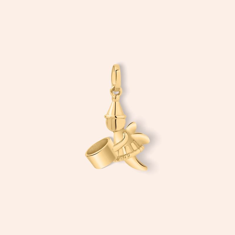 Pingente Ouro 18k Fada do Dente