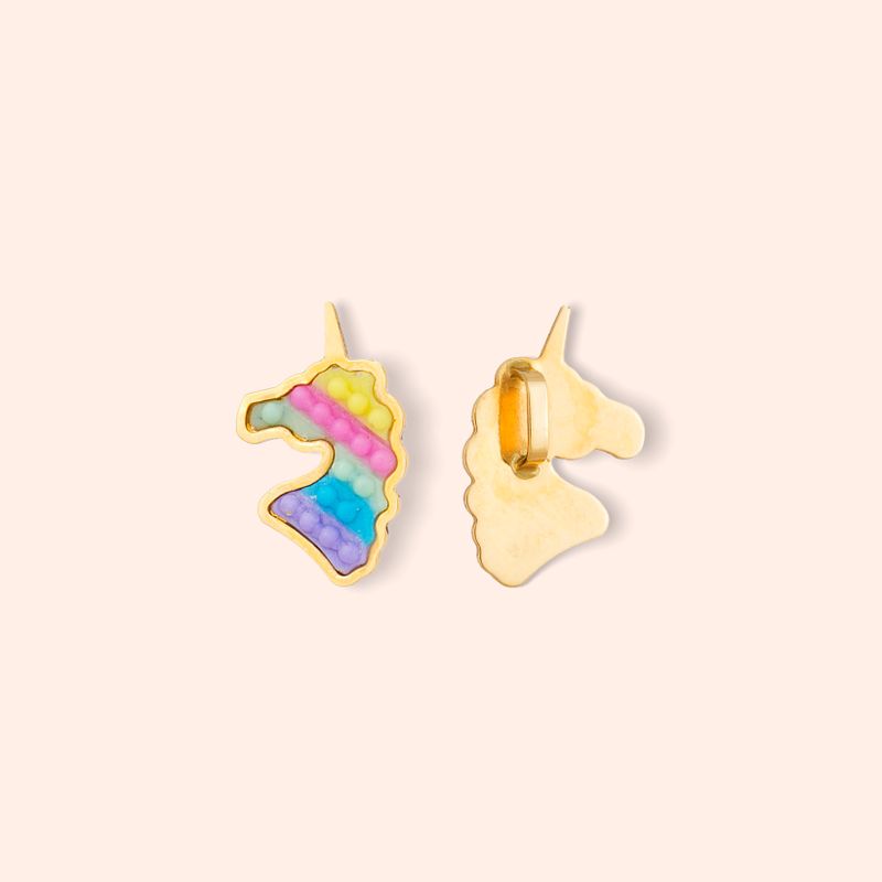 Pingente Ouro 18k Pop It Unicórnio 517023