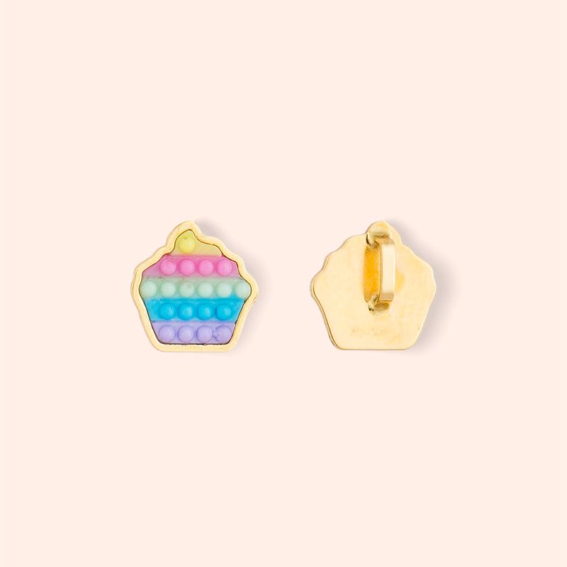 Pingente Ouro 18k Pop It Cupcake 517024
