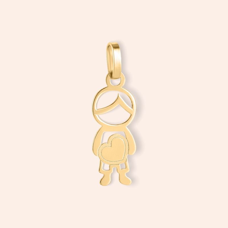 Pingente Ouro 18k Menino 517171