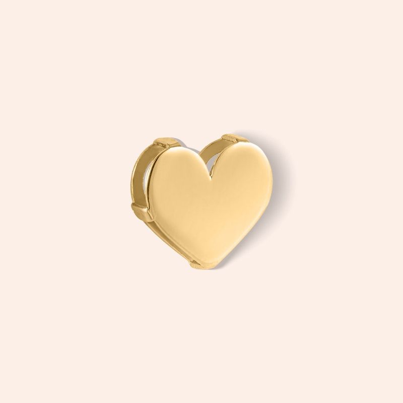 Pingente Ouro 18k Aparador Coração 517202