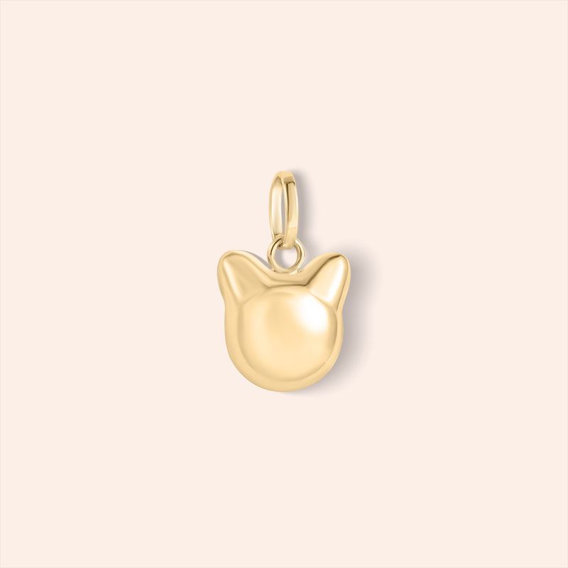 Pingente Ouro 18k Gato 517788