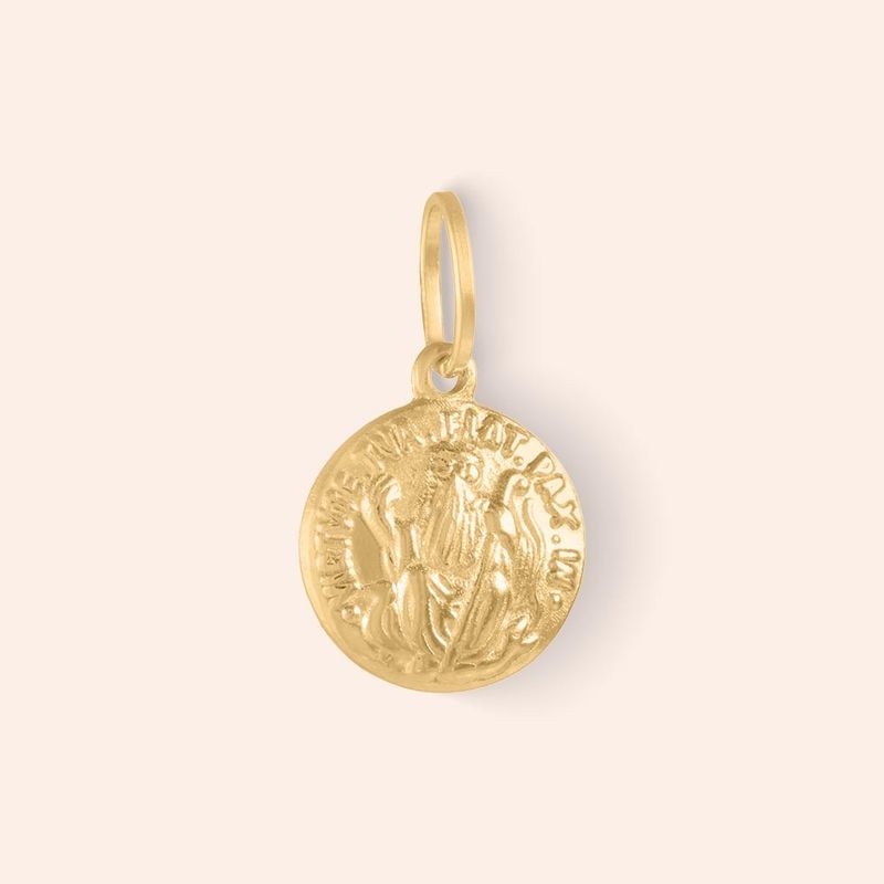 Pingente Ouro 18K São Bento Redondo 504185