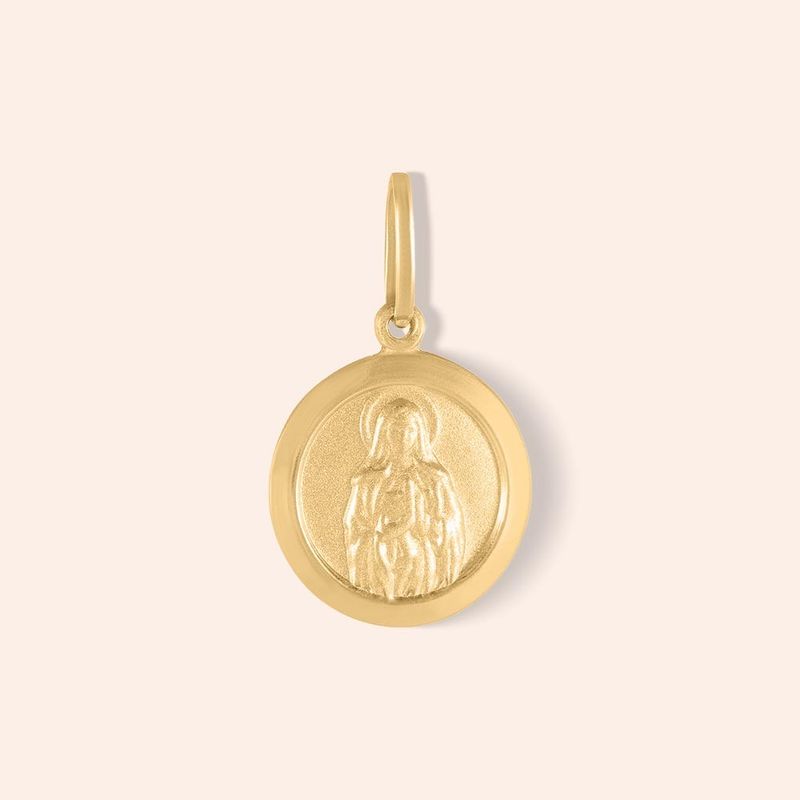 Pingente Ouro 18K Santa Edwiges 506653