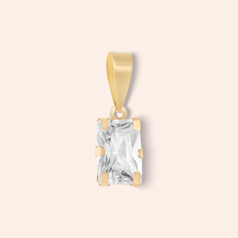 Pingente Ouro 18K Zircônia 505083
