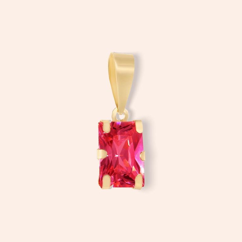 Pingente Ouro 18K Zircônia 505083