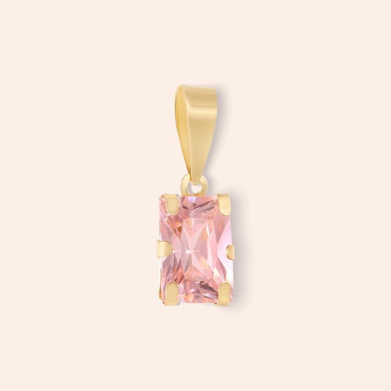 Pingente Ouro 18K Zircônia 505083
